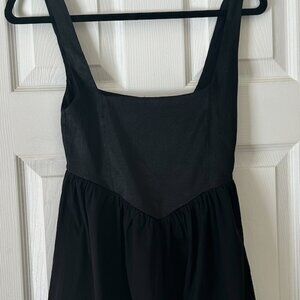 H&M Black Mini Dress Size S NWT